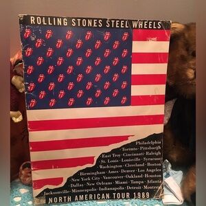 1989 R O L L I N G Stones Steel Wheels North American tour book